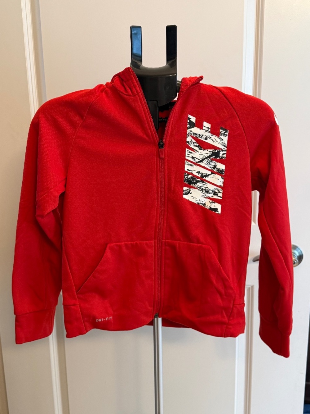 Youth Nike Dri Fit zip up hoodie